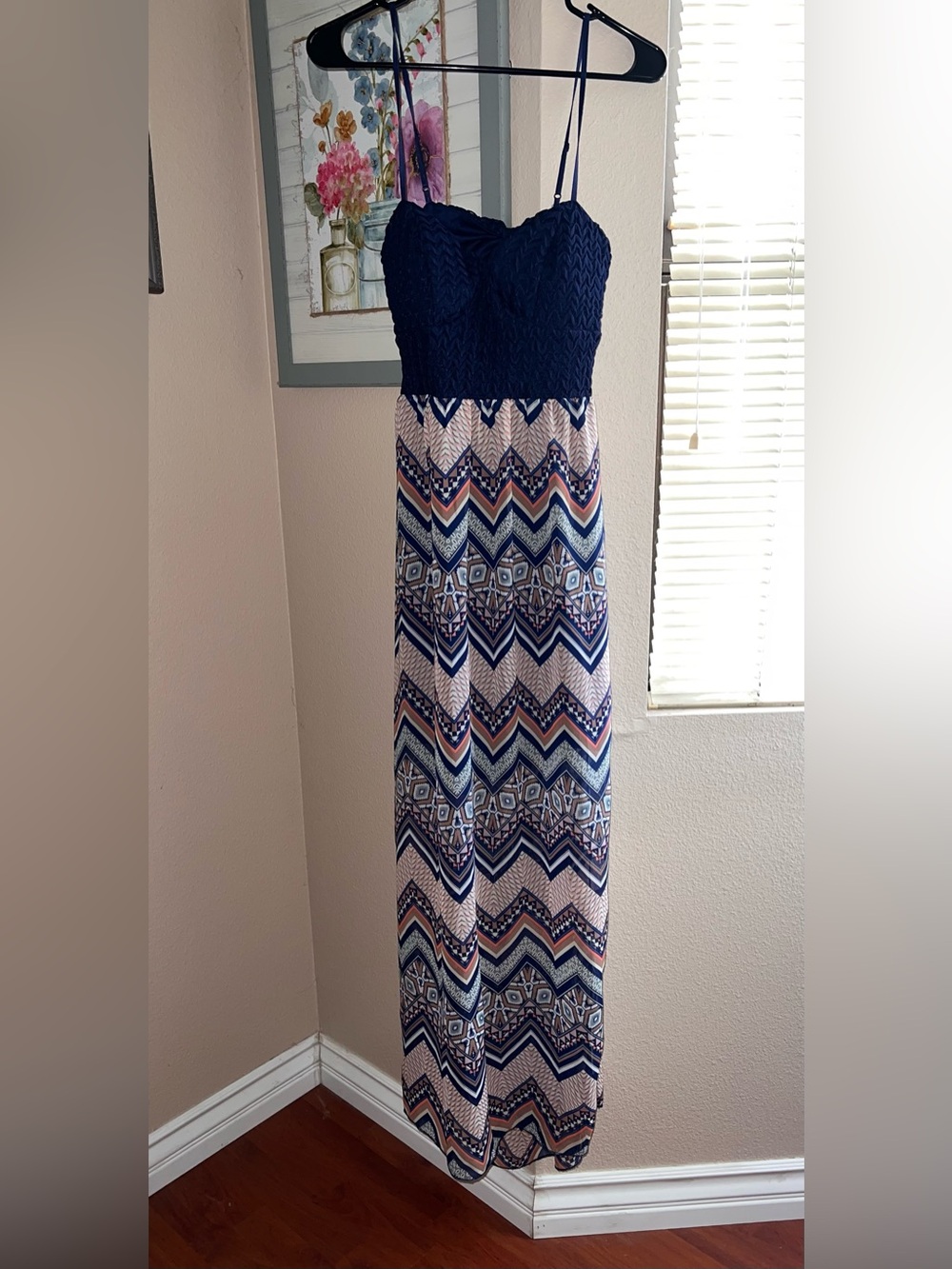 rue21 Navy Lace-Trim Dress